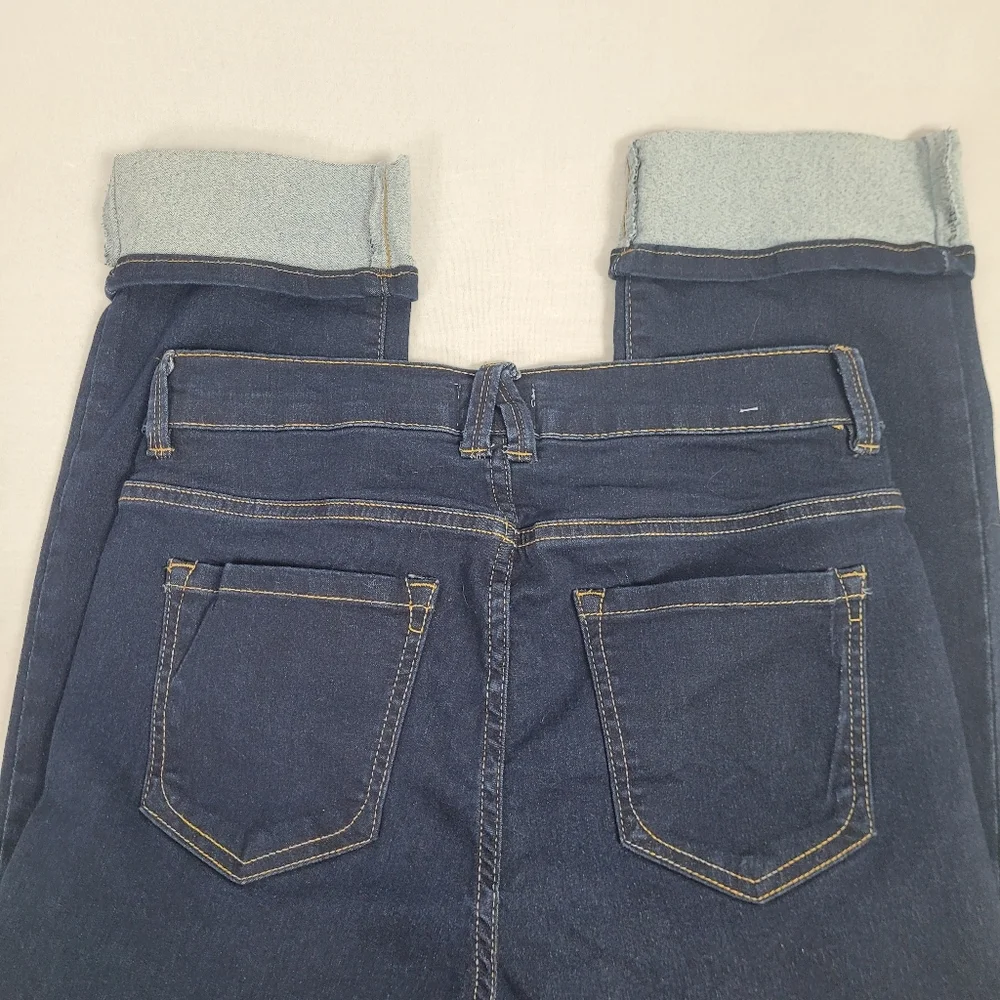Angels Forever Young Ever Luxe Deep Cuff Straight Ankle Jeans Size 6/ 28 - Picture 6 of 15